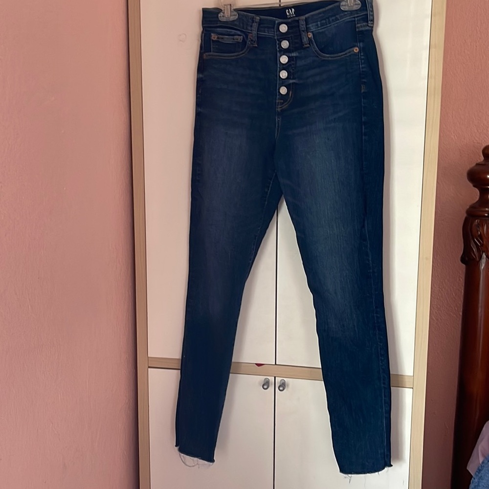 Blue denim pants